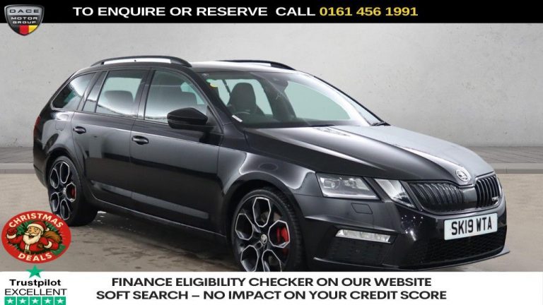 Used 2019 BLACK SKODA OCTAVIA Estate 2.0 TSI vRS Challenge Estate 5dr Petrol DSG Euro 6 (s/s) (245 ps) PETROL (reg. 2019-05-30) (Automatic) for sale in Stockport