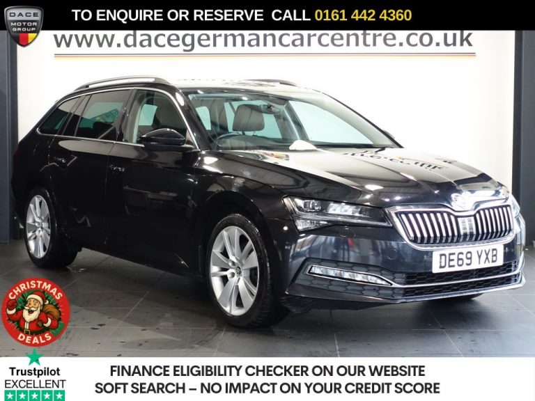 Used 2019 BLACK SKODA SUPERB Estate 2.0 TDI SE L Estate 5dr Diesel DSG Euro 6 (s/s) (150 ps) DIESEL (reg. 2019-11-29) (Automatic) for sale in Stockport