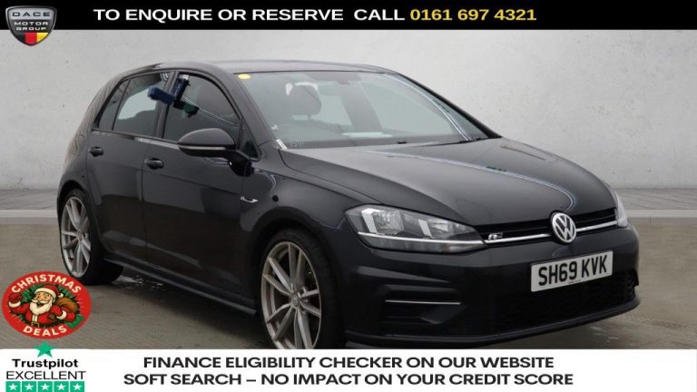 Used 2019 BLACK VOLKSWAGEN GOLF Hatchback 2.0 TDI R-Line Hatchback 5dr Diesel DSG Euro 6 (s/s) (150 ps) DIESEL (reg. 2019-11-29) (Automatic) for sale in Stockport