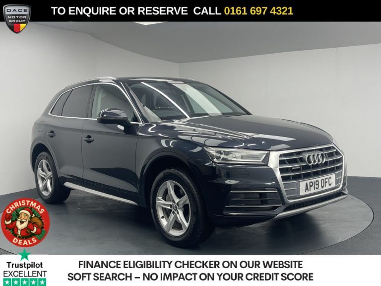 Used 2019 BLUE AUDI Q5 SUV 2.0 TDI 40 Sport SUV 5dr Diesel S Tronic quattro Euro 6 (s/s) (190 ps) DIESEL (reg. 2019-03-31) (Automatic) for sale in Stockport