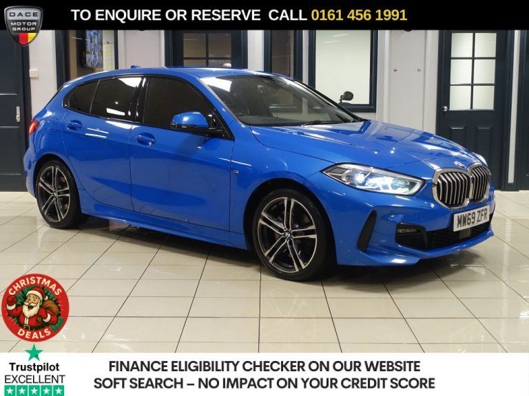 Used 2019 BLUE BMW 1 SERIES Hatchback 2.0 120d M Sport Hatchback 5dr Diesel Auto xDrive Euro 6 (s/s) (190 ps) DIESEL (reg. 2019-12-18) (Automatic) for sale in Stockport