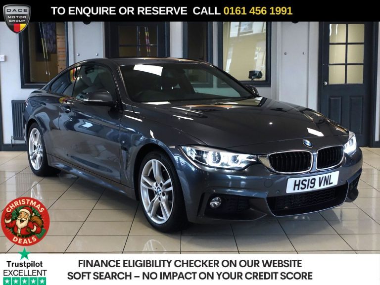 Used 2019 GREY BMW 4 SERIES Coupe 2.0 420i GPF M Sport Coupe 2dr Petrol Auto Euro 6 (s/s) (184 ps) PETROL (reg. 2019-05-31) (Automatic) for sale in Stockport