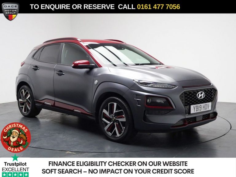 Used 2019 GREY HYUNDAI KONA SUV 1.6 T-GDi Iron Man Edition SUV 5dr Petrol DCT Euro 6 (s/s) (177 ps) PETROL (reg. 2019-04-30) (Automatic) for sale in Stockport
