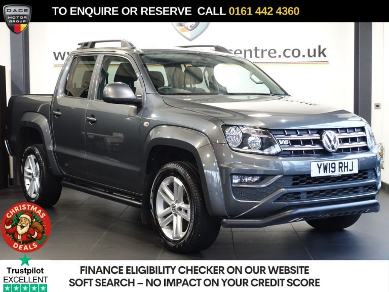 Used 2019 GREY VOLKSWAGEN AMAROK PICKUP 3.0 TDI V6 BlueMotion Tech Trendline Pickup Double Cab 4dr Diesel Auto 4Motion Euro 6 (s/s) (204 ps) DIESEL (reg. 2019-06-27) (Automatic) for sale in Stockport