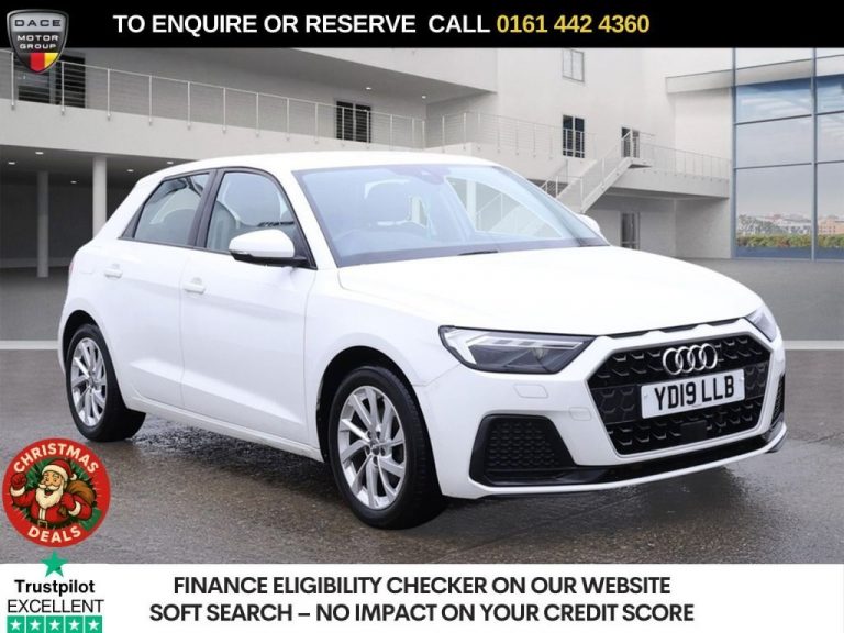 Used 2019 WHITE AUDI A1 Hatchback 1.0 TFSI 30 Sport Sportback 5dr Petrol S Tronic Euro 6 (s/s) (116 ps) PETROL (reg. 2019-06-28) (Automatic) for sale in Stockport