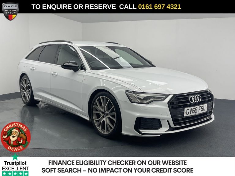 Used 2019 WHITE AUDI A6 AVANT Estate 2.0 TDI 40 Black Edition Estate 5dr Diesel S Tronic Euro 6 (s/s) (204 ps) DIESEL (reg. 2019-11-29) (Automatic) for sale in Stockport