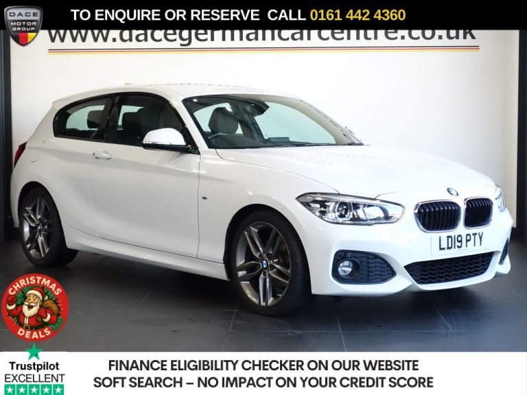 Used 2019 WHITE BMW 1 SERIES Hatchback 2.0 120i GPF M Sport Hatchback 3dr Petrol Auto Euro 6 (s/s) (184 ps) PETROL (reg. 2019-03-28) (Automatic) for sale in Stockport