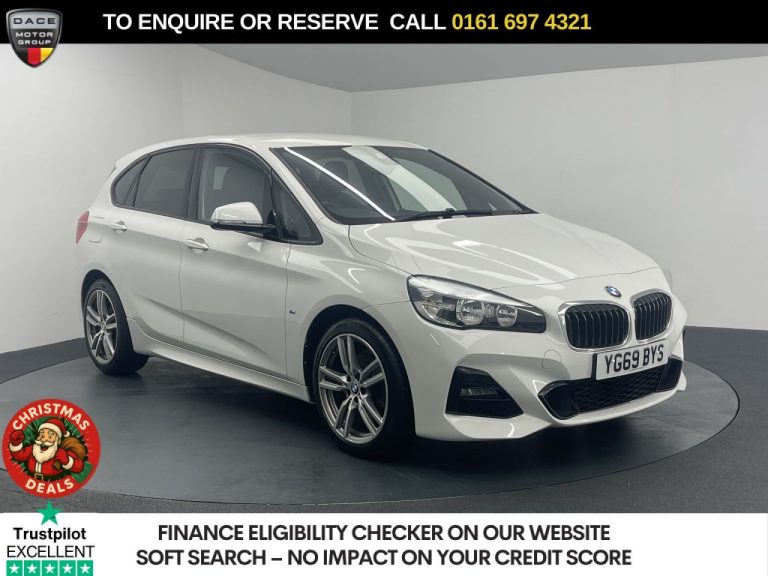 Used 2019 WHITE BMW 2 SERIES ACTIVE TOURER MPV 1.5 218i M Sport MPV 5dr Petrol DCT Euro 6 (s/s) (140 ps) PETROL (reg. 2019-09-03) (Automatic) for sale in Stockport