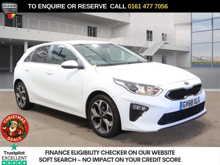 Used 2019 WHITE KIA CEED Hatchback 1.6 CRDi 3 Hatchback 5dr Diesel DCT Euro 6 (s/s) (114 bhp) DIESEL (reg. 2019-01-02) (Automatic) for sale in Stockport