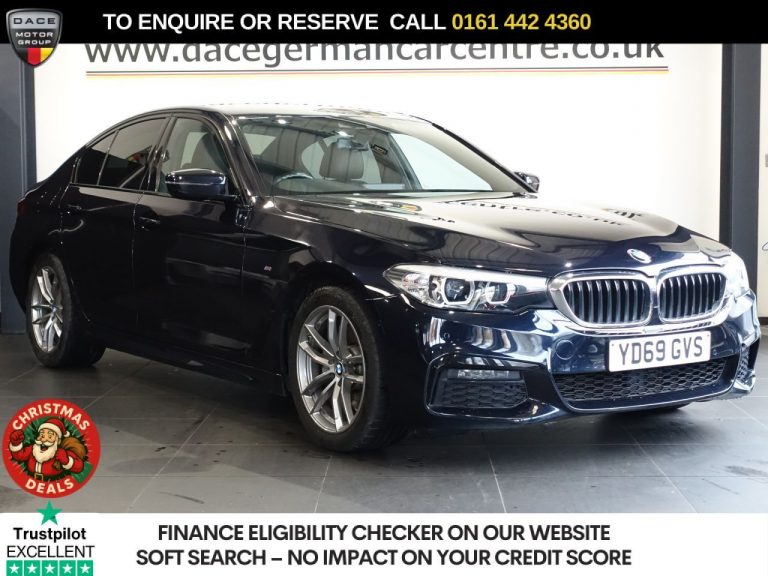 Used 2020 BLACK BMW 5 SERIES Saloon 2.0 520d MHT M Sport Saloon 4dr Diesel Hybrid Auto Euro 6 (s/s) (190 ps) Â£1075 EXTRAS DIESEL HYBRID (reg. 2020-02-29) (Automatic) for sale in Stockport