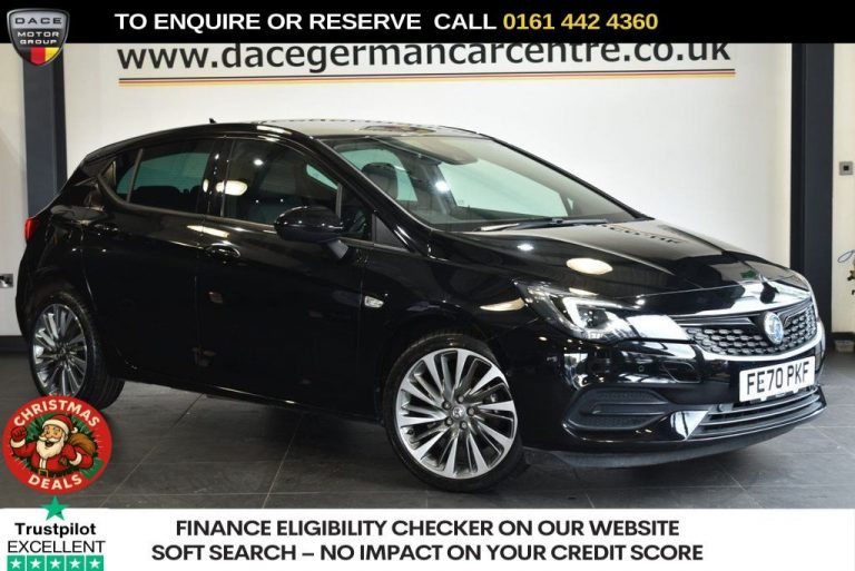 Used 2020 BLACK VAUXHALL ASTRA Hatchback 1.5 Turbo D Ultimate Nav Hatchback 5dr Diesel Auto Euro 6 (s/s) (122 ps) DIESEL (reg. 2020-09-24) (Automatic) for sale in Stockport