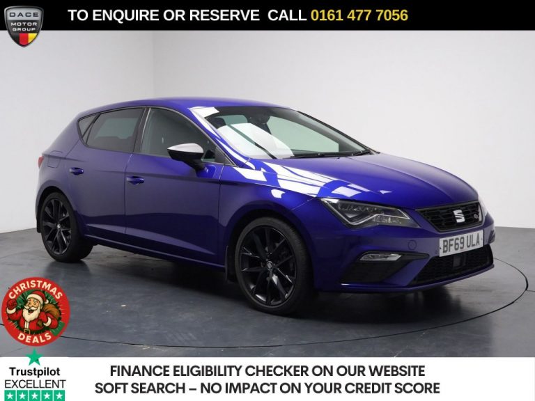 Used 2020 BLUE SEAT LEON Hatchback 2.0 TDI FR Black Edition Hatchback 5dr Diesel DSG Euro 6 (s/s) (150 ps) DIESEL (reg. 2020-01-31) (Automatic) for sale in Stockport