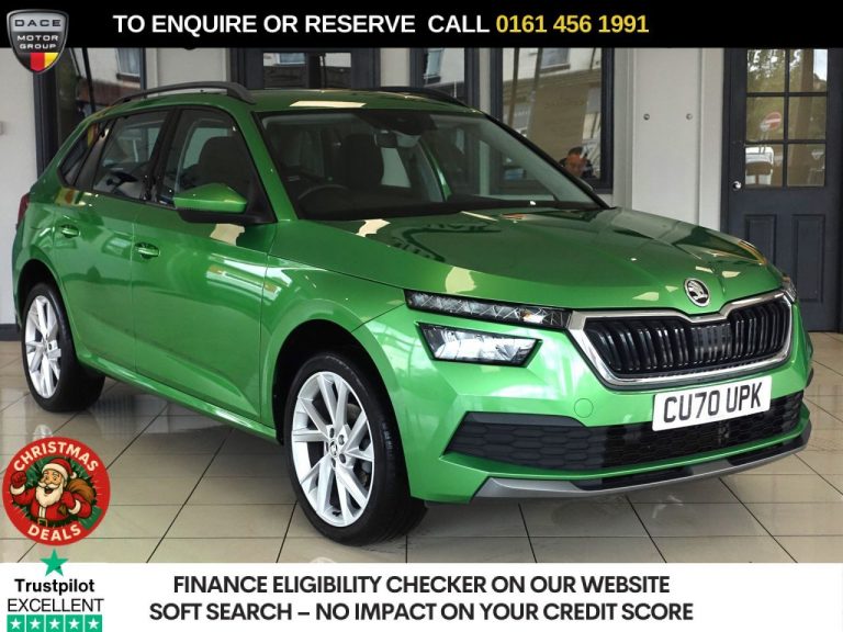 Used 2020 GREEN SKODA KAMIQ SUV 1.0 TSI SE SUV 5dr Petrol DSG Euro 6 (s/s) (115 ps) PETROL (reg. 2020-10-01) (Automatic) for sale in Stockport