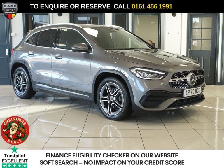 Used 2020 GREY MERCEDES-BENZ GLA SUV 1.3 GLA200 AMG Line SUV 5dr Petrol 7G-DCT Euro 6 (s/s) (163 ps) PETROL (reg. 2020-10-19) (Automatic) for sale in Stockport