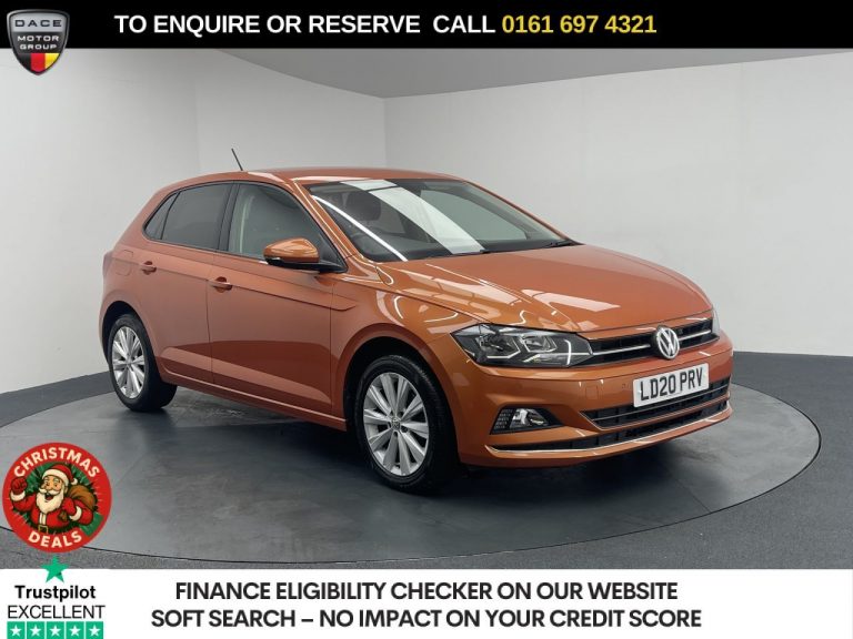 Used 2020 ORANGE VOLKSWAGEN POLO Hatchback 1.0 TSI GPF SEL Hatchback 5dr Petrol DSG Euro 6 (s/s) (115 ps) PETROL (reg. 2020-03-24) (Automatic) for sale in Stockport