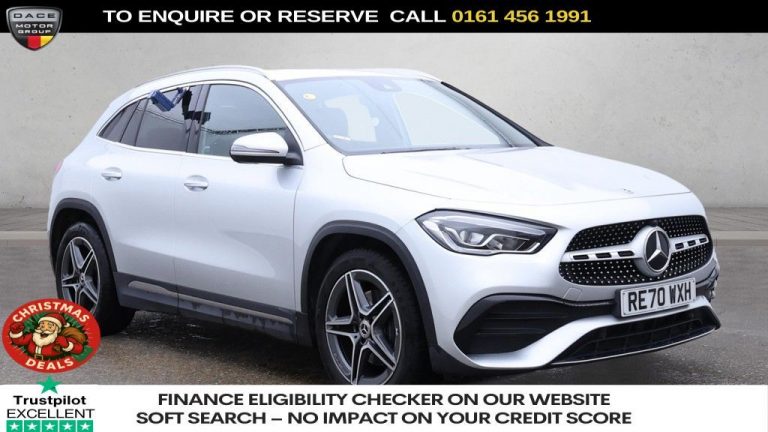 Used 2020 SILVER MERCEDES-BENZ GLA SUV 1.3 GLA200 AMG Line SUV 5dr Petrol 7G-DCT Euro 6 (s/s) (163 ps) PETROL (reg. 2020-11-17) (Automatic) for sale in Stockport