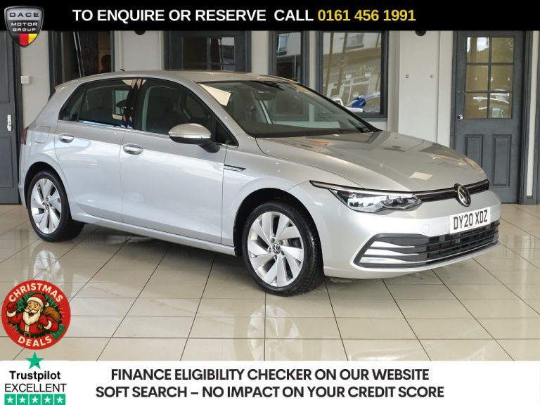 Used 2020 SILVER VOLKSWAGEN GOLF Hatchback 1.5 eTSI MHEV Style Hatchback 5dr Petrol Hybrid DSG Euro 6 (s/s) (150 ps) PETROL HYBRID (reg. 2020-06-10) (Automatic) for sale in Stockport