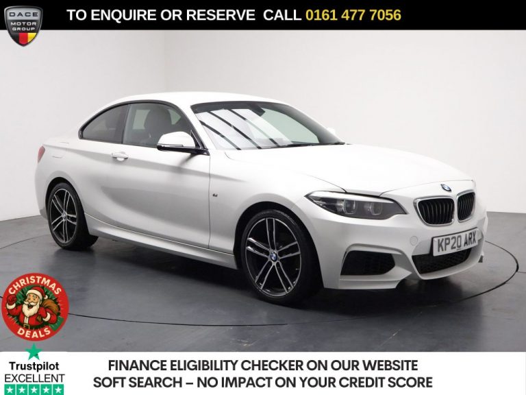 Used 2020 WHITE BMW 2 SERIES Coupe 1.5 218i GPF M Sport Coupe 2dr Petrol Auto Euro 6 (s/s) (136 ps) PETROL (reg. 2020-07-06) (Automatic) for sale in Stockport