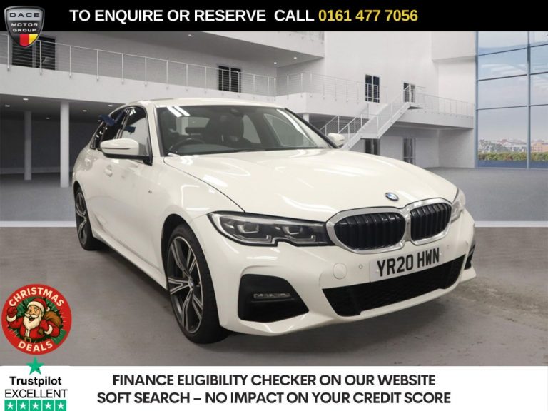 Used 2020 WHITE BMW 3 SERIES Saloon 2.0 330e 12kWh M Sport Saloon 4dr Petrol Plug-in Hybrid Auto Euro 6 (s/s) (292 ps) PETROL PLUG-IN HYBRID (reg. 2020-03-09) (Automatic) for sale in Stockport