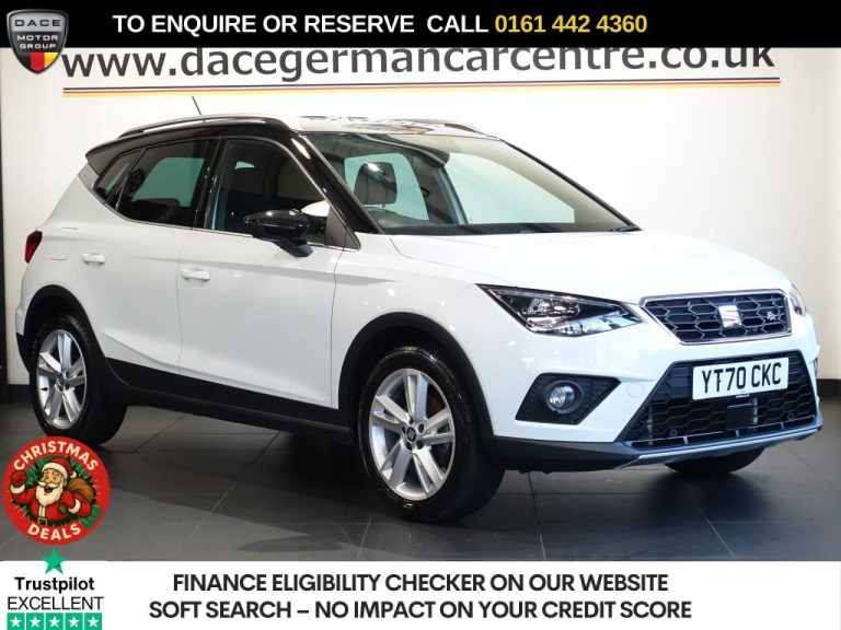 Used 2020 WHITE SEAT ARONA SUV 1.0 TSI GPF FR SUV 5dr Petrol DSG Euro 6 (s/s) (115 ps) PETROL (reg. 2020-09-09) (Automatic) for sale in Stockport
