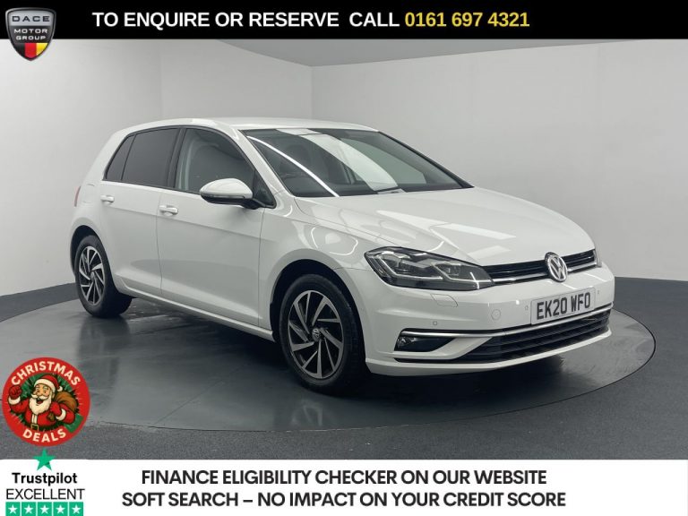 Used 2020 WHITE VOLKSWAGEN GOLF Hatchback 1.5 TSI EVO Match Edition Hatchback 5dr Petrol DSG Euro 6 (s/s) (150 ps) PETROL (reg. 2020-07-25) (Automatic) for sale in Stockport