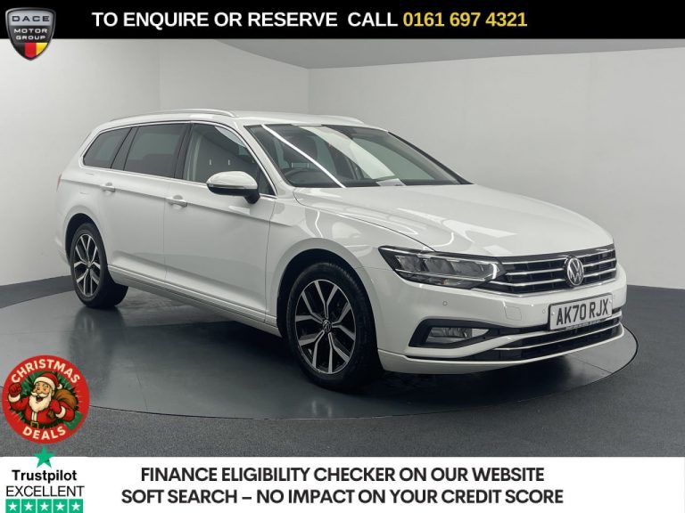 Used 2020 WHITE VOLKSWAGEN PASSAT Estate 2.0 TDI EVO SEL Estate 5dr Diesel DSG Euro 6 (s/s) (150 ps) DIESEL (reg. 2020-12-10) (Automatic) for sale in Stockport