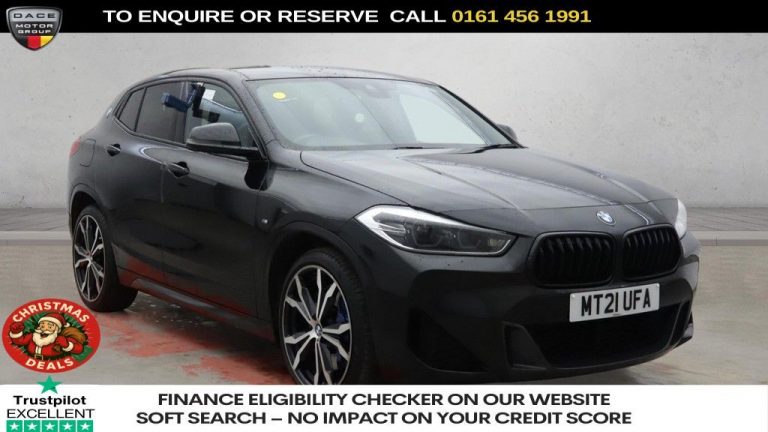 Used 2021 BLACK BMW X2 SUV 2.0 20d M Sport SUV 5dr Diesel Auto xDrive Euro 6 (s/s) (190 ps) DIESEL (reg. 2021-04-21) (Automatic) for sale in Stockport