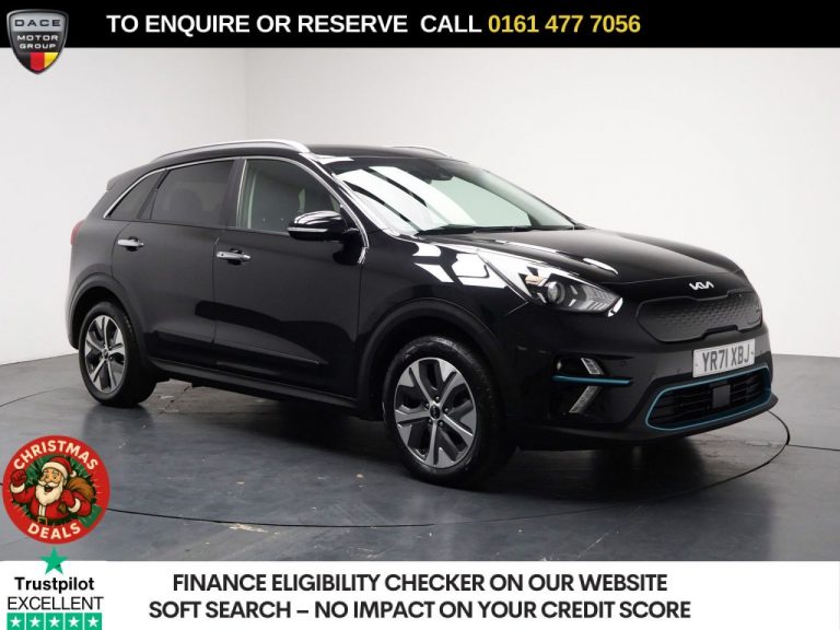 Used 2021 BLACK KIA NIRO SUV 64kWh 3 SUV 5dr Electric Auto (201 bhp) ELECTRIC (reg. 2021-11-19) (Automatic) for sale in Stockport