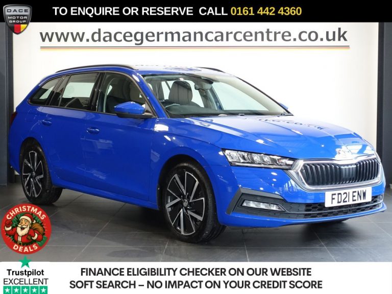 Used 2021 BLUE SKODA OCTAVIA Estate 1.4 TSI iV 13kWh SE Technology Estate 5dr Petrol Plug-in Hybrid DSG Euro 6 (s/s) (204 ps) PETROL PLUG-IN HYBRID (reg. 2021-07-12) (Automatic) for sale in Stockport