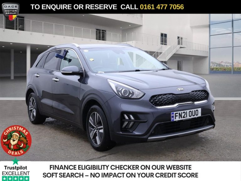Used 2021 GREY KIA NIRO SUV 1.6 GDi 2 SUV 5dr Petrol Hybrid DCT Euro 6 (s/s) (139 bhp) PETROL HYBRID (reg. 2021-04-22) (Automatic) for sale in Stockport