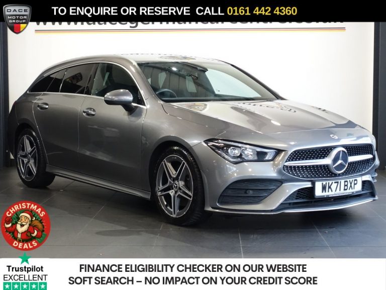 Used 2021 GREY MERCEDES-BENZ CLA Estate 2.0 CLA220d AMG Line (Premium 2) Shooting Brake 5dr Diesel 8G-DCT Euro 6 (s/s) (190 ps) DIESEL (reg. 2021-09-30) (Automatic) for sale in Stockport