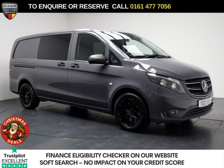 Used 2021 GREY MERCEDES-BENZ VITO Combi Van 2.0 119 CDI Premium Crew Van Double Cab 5dr Diesel G-Tronic RWD L2 Euro 6 (s/s) (LWB) (190 ps) DIESEL (reg. 2021-06-29) (Automatic) for sale in Stockport