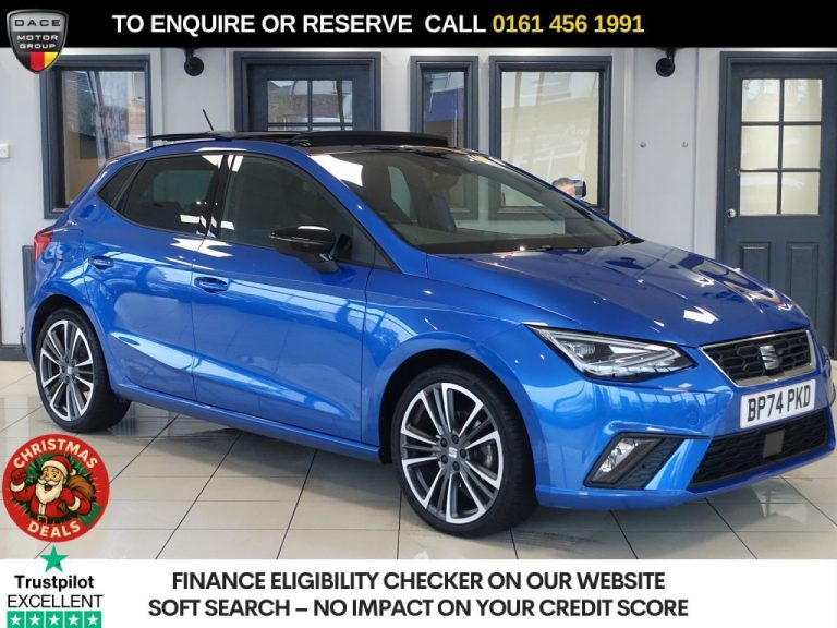 Used 2025 BLUE SEAT IBIZA Hatchback 1.0 TSI Anniversary Limited Edition Hatchback 5dr Petrol DSG Euro 6 (s/s) (115 ps) PETROL (reg. 2025-01-31) (Automatic) for sale in Stockport