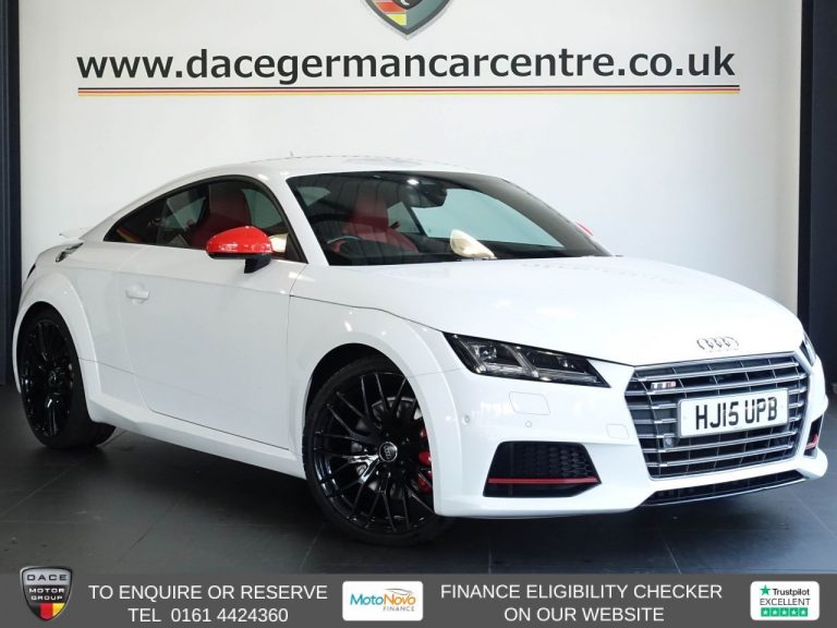 Used 2015 WHITE AUDI TTS Coupe 2.0 TFSI 2dr Petrol S Tronic quattro Euro 6 (s/s) (310 ps) PETROL (reg. 2015-05-21) (Automatic) for sale in Stockport