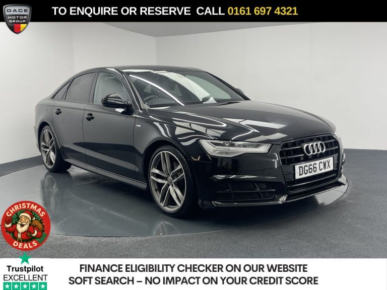 Used 2016 BLACK AUDI A6 SALOON Saloon 2.0 TDI ultra Black Edition Saloon 4dr Diesel S Tronic Euro 6 (s/s) (190 ps) DIESEL (reg. 2016-09-16) (Automatic) for sale in Stockport
