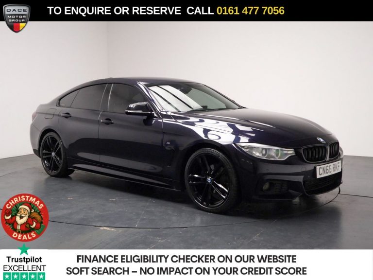 Used 2016 BLACK BMW 4 SERIES GRAN COUPE Hatchback 2.0 420d M Sport Hatchback 5dr Diesel Auto Euro 6 (s/s) (190 ps) DIESEL (reg. 2016-09-17) (Automatic) for sale in Stockport