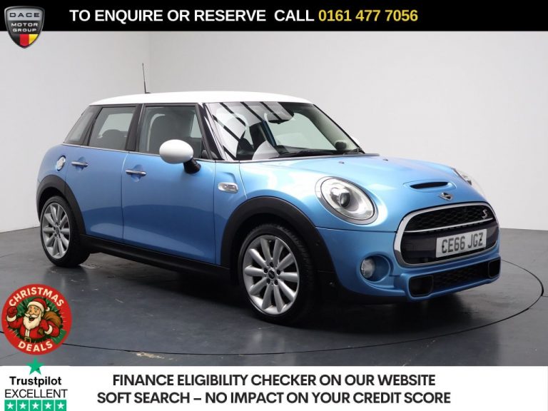 Used 2016 BLUE MINI HATCH Hatchback 2.0 Cooper S Hatchback 5dr Petrol Auto Euro 6 (s/s) (192 ps) PETROL (reg. 2016-09-24) (Automatic) for sale in Stockport