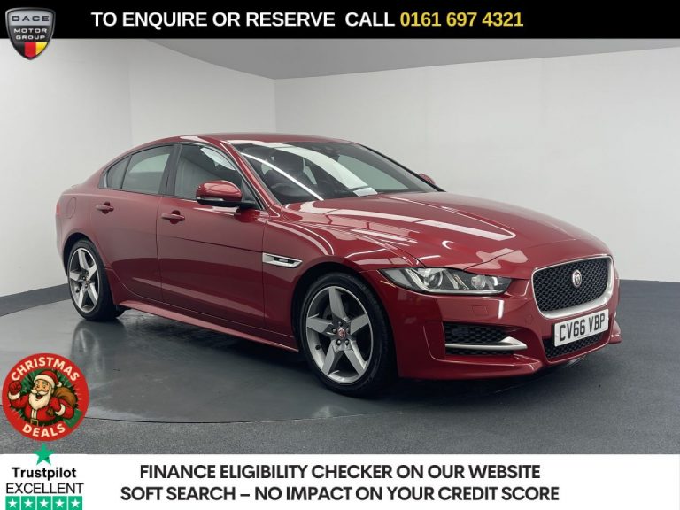Used 2016 RED JAGUAR XE Saloon 2.0 GTDi R-Sport Saloon 4dr Petrol Auto Euro 6 (s/s) (200 ps) PETROL (reg. 2016-11-07) (Automatic) for sale in Stockport