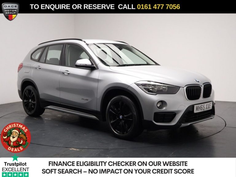 Used 2016 SILVER BMW X1 SUV 2.0 20i Sport SUV 5dr Petrol Auto xDrive Euro 6 (s/s) (192 ps) PETROL (reg. 2016-01-25) (Automatic) for sale in Stockport