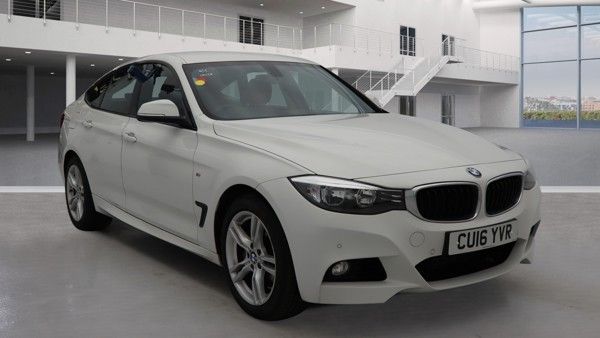 Used 2016 WHITE BMW 3 SERIES GRAN TURISMO Hatchback 3.0 335d M Sport GT 5dr Diesel Auto xDrive Euro 6 (s/s) (313 ps) DIESEL (reg. 2016-03-31) (Automatic) for sale in Stockport