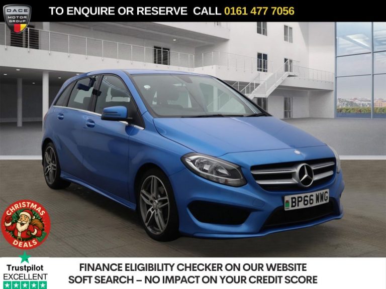 Used 2017 BLUE MERCEDES-BENZ B-CLASS MPV 2.1 B200d AMG Line MPV 5dr Diesel 7G-DCT Euro 6 (s/s) (136 ps) DIESEL (reg. 2017-01-23) (Automatic) for sale in Stockport