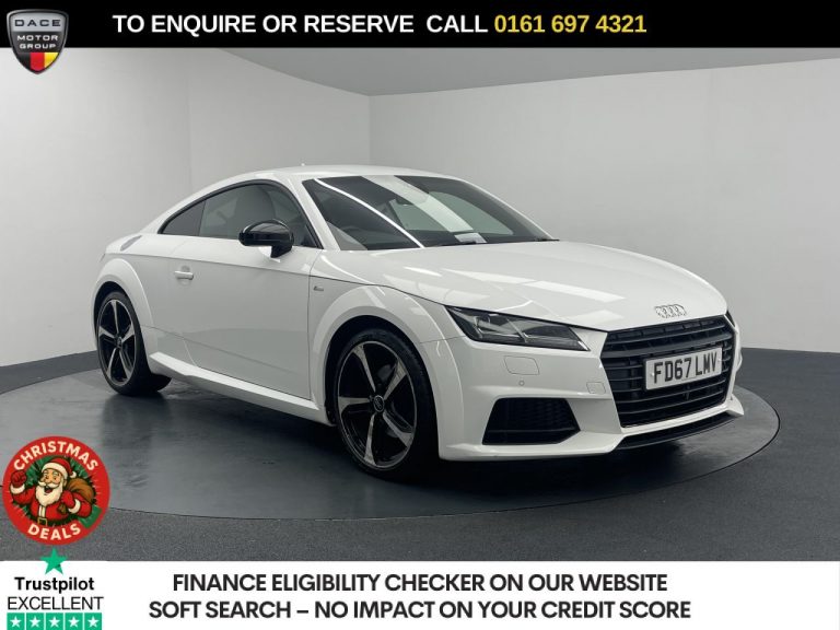 Used 2017 WHITE AUDI TT Coupe 2.0 TFSI Black Edition Coupe 3dr Petrol S Tronic Euro 6 (s/s) (230 ps) PETROL (reg. 2017-11-29) (Automatic) for sale in Stockport
