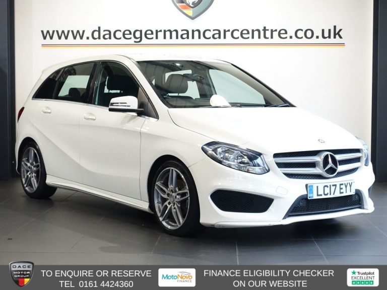 Used 2017 WHITE MERCEDES-BENZ B-CLASS MPV 1.5 B180d AMG Line MPV 5dr Diesel 7G-DCT Euro 6 (s/s) (109 ps) DIESEL (reg. 2017-04-28) (Automatic) for sale in Stockport