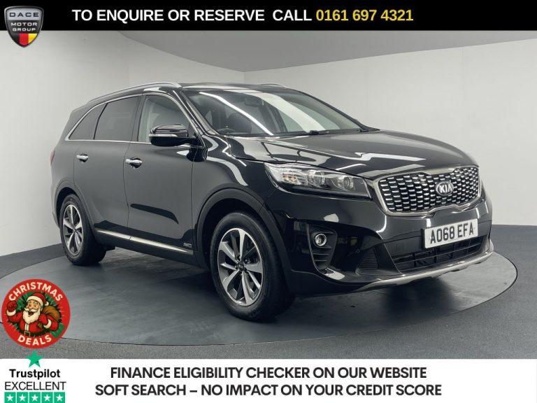 Used 2018 BLACK KIA SORENTO SUV 2.2 CRDi KX-2 SUV 5dr Diesel Auto AWD Euro 6 (s/s) (197 bhp) DIESEL (reg. 2018-10-13) (Automatic) for sale in Stockport
