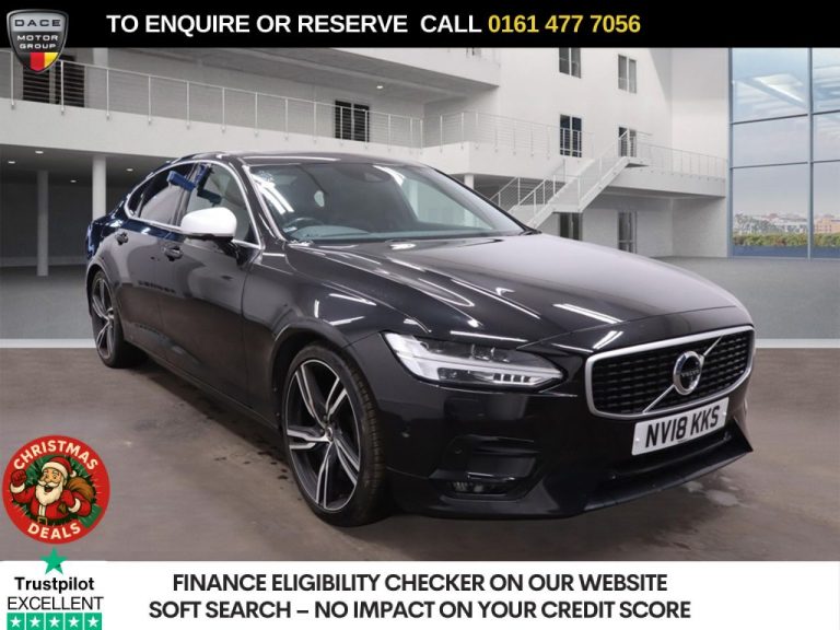 Used 2018 BLACK VOLVO S90 Saloon 2.0 D4 R-Design Pro Saloon 4dr Diesel Auto Euro 6 (s/s) (190 ps) DIESEL (reg. 2018-06-08) (Automatic) for sale in Stockport