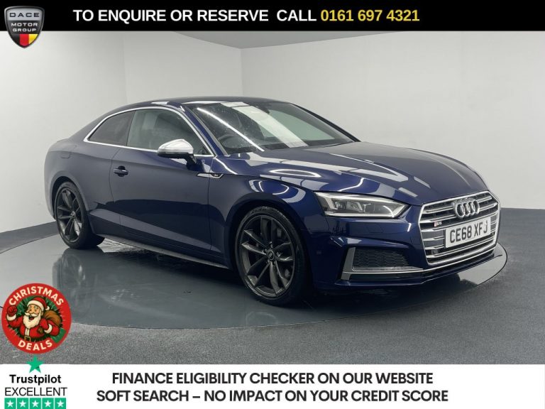 Used 2018 BLUE AUDI S5 Coupe 3.0 TFSI V6 Coupe 2dr Petrol Tiptronic quattro Euro 6 (s/s) (354 ps) PETROL (reg. 2018-09-21) (Automatic) for sale in Stockport