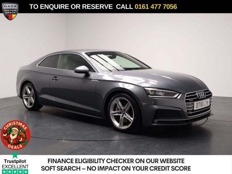 Used 2018 GREY AUDI A5 Coupe 2.0 TFSI S line Coupe 2dr Petrol S Tronic quattro Euro 6 (s/s) (252 ps) PETROL (reg. 2018-07-31) (Automatic) for sale in Stockport