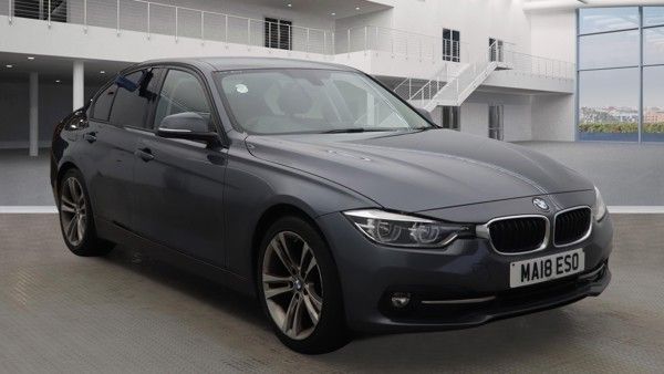 Used 2018 GREY BMW 3 SERIES Saloon 2.0 320d ED Sport Saloon 4dr Diesel Auto Euro 6 (s/s) (163 ps) DIESEL (reg. 2018-03-22) (Automatic) for sale in Stockport