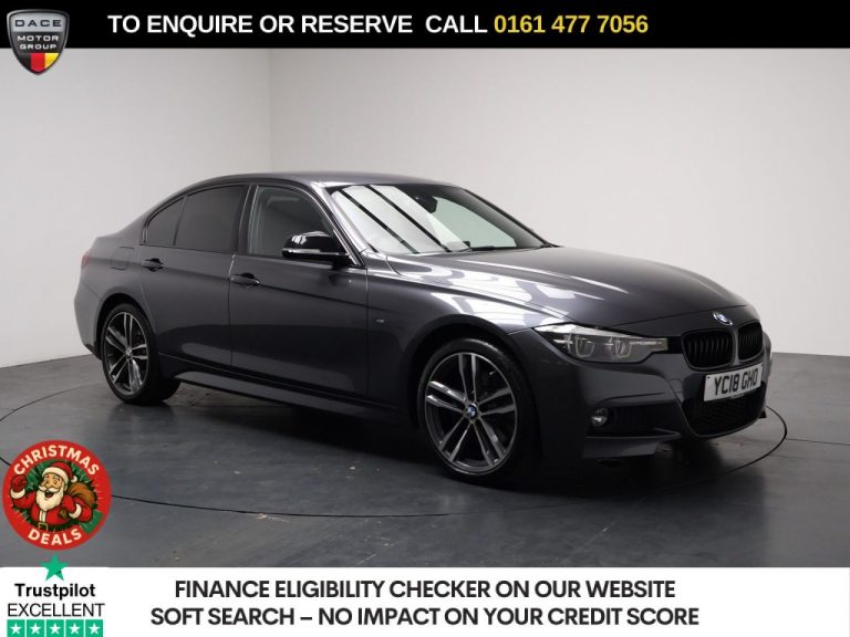 Used 2018 GREY BMW 3 SERIES Saloon 2.0 320d M Sport Shadow Edition Saloon 4dr Diesel Auto xDrive Euro 6 (s/s) (190 ps) DIESEL (reg. 2018-04-25) (Automatic) for sale in Stockport