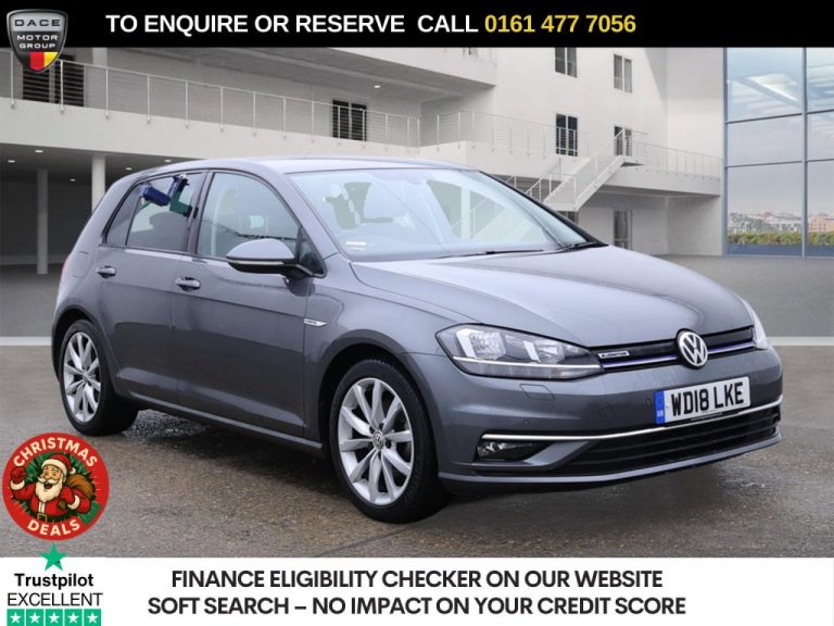 Used 2018 GREY VOLKSWAGEN GOLF Hatchback 1.5 TSI EVO GT Hatchback 5dr Petrol DSG Euro 6 (s/s) (130 ps) PETROL (reg. 2018-06-21) (Automatic) for sale in Stockport